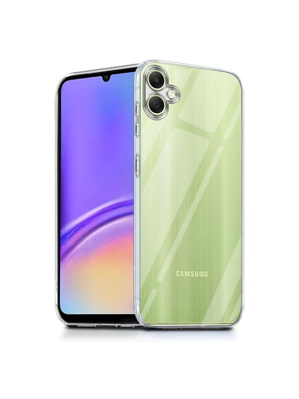 Newface Samsung Galaxy A07 4G Lüx Şeffaf Silikon - Şeffaf