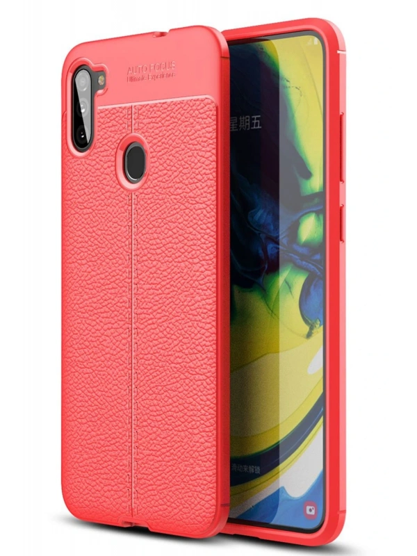Newface Samsung Galaxy A11 Kılıf Auto Focus Kapak - Kırmızı