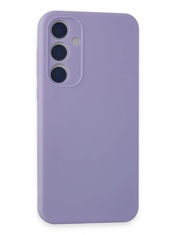 Newface Samsung Galaxy A15 4G Kılıf First Silikon - Lila