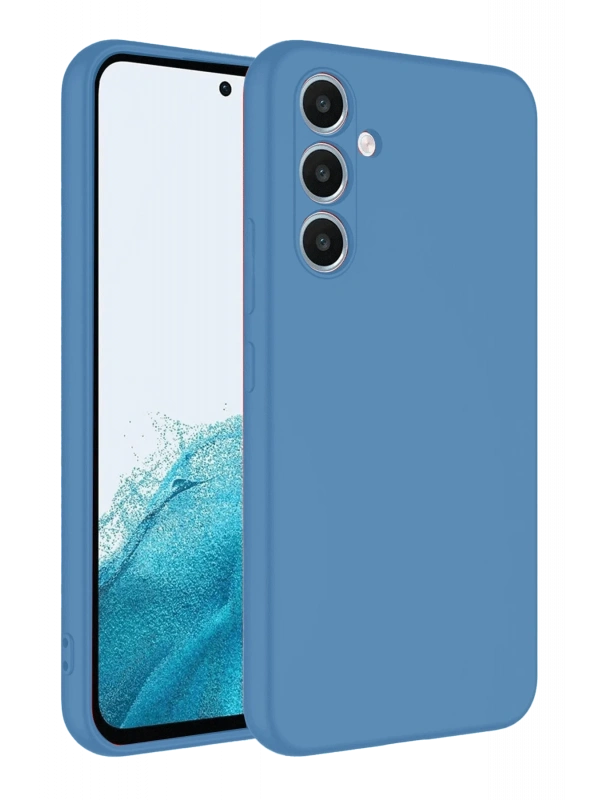 Newface Samsung Galaxy A16 5G Kılıf First Silikon - Mavi