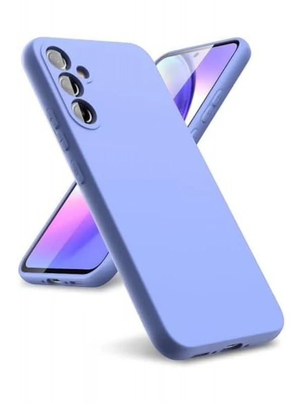 Newface Samsung Galaxy A24 4G Kılıf First Silikon - Lila