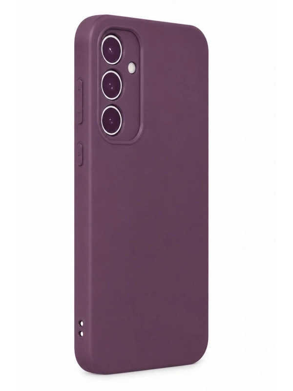 Newface Samsung Galaxy A35 5G Kılıf First Silikon - Mürdüm