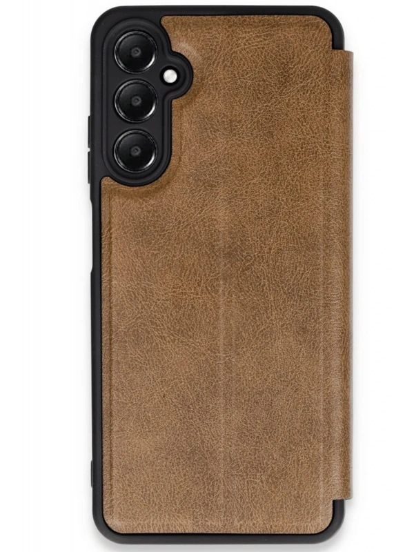 Newface Samsung Galaxy A35 5G Kılıf Flip Cover - Taba