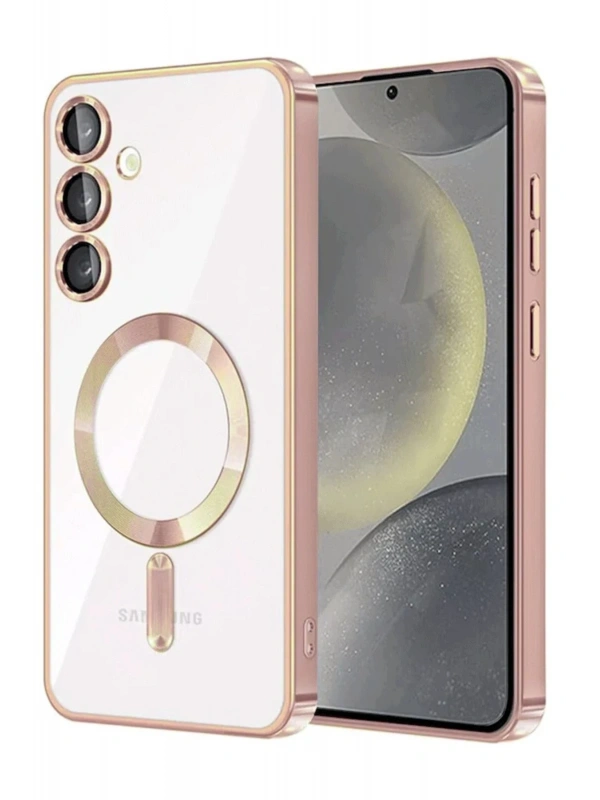 Newface Samsung Galaxy A35 5G Kross Magneticsafe Kapak - Rose