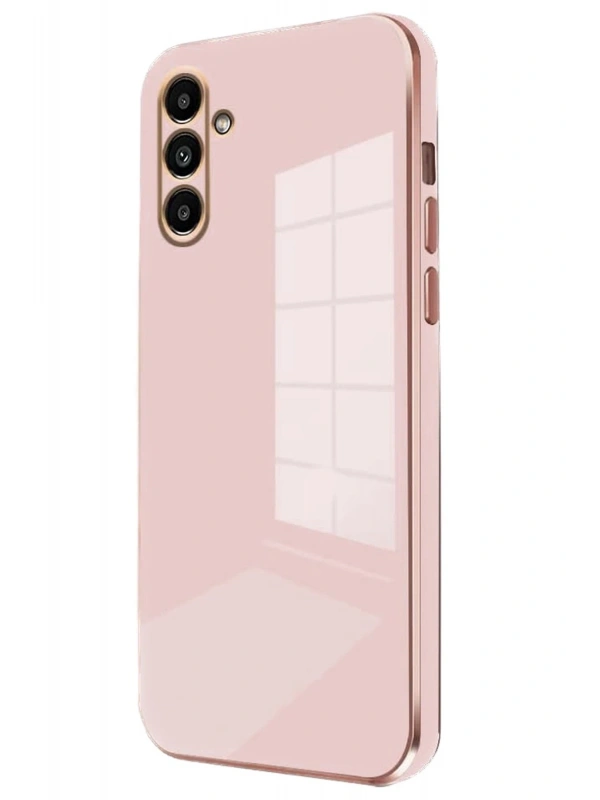 Newface Samsung Galaxy A55 5G Kılıf Volet Silikon - Pembe