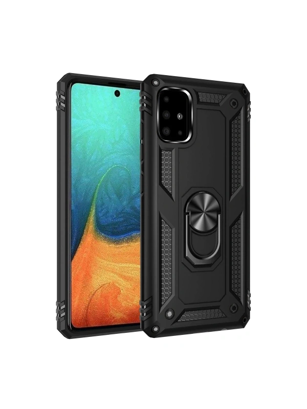 KILIFINI SEÇ - Samsung Galaxy A71 Kılıf Sofya Yüzüklü Silikon Kapak