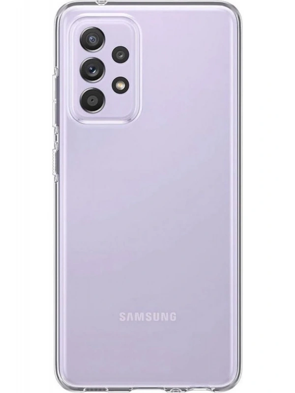 Newface Samsung Galaxy A72 Kılıf Lüx Şeffaf Silikon