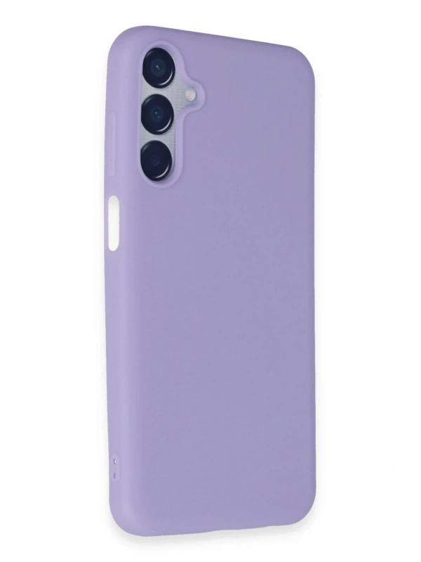 Newface Samsung Galaxy M15 Kılıf First Silikon - Lila