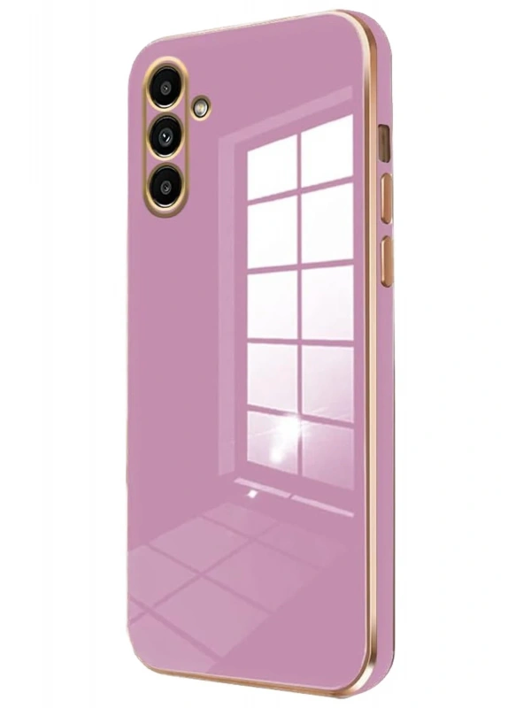 Newface Samsung Galaxy M15 Kılıf Volet Silikon - Mor