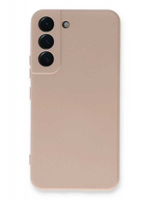 Newface Samsung Galaxy S23 Kılıf Nano içi Kadife Silikon - Pudra