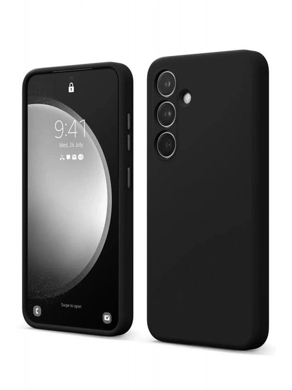Newface Samsung Galaxy S24 FE Kılıf First Silikon - Siyah