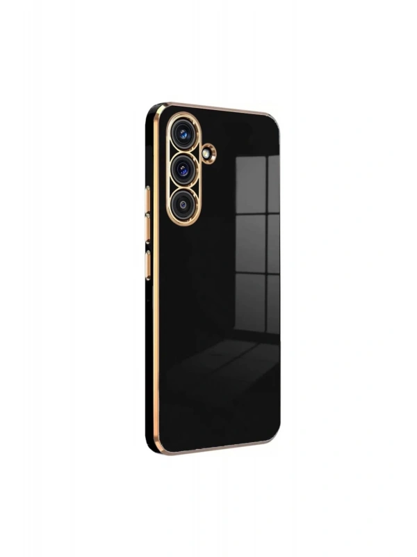 Newface Samsung Galaxy S24 FE Kılıf Volet Silikon - Siyah