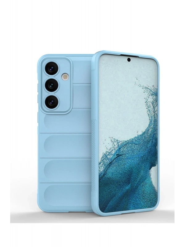Newface Samsung Galaxy S24 Kılıf Optimum Silikon - Sky Blue