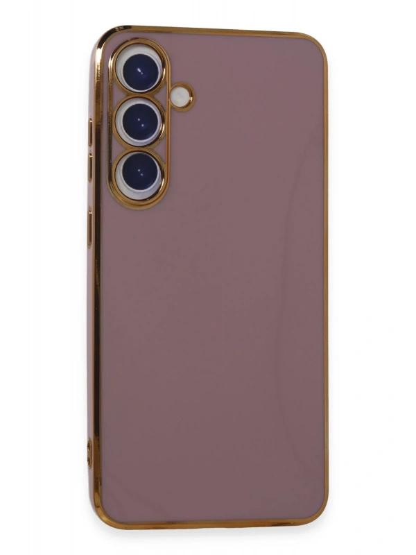 Newface Samsung Galaxy S24 Plus Kılıf Volet Silikon - Mor