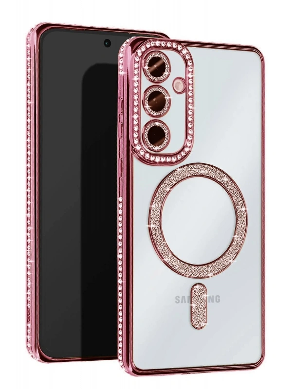 Newface Samsung Galaxy S25 Edge Joke Simli Magneticsafe Kılıf - Pembe