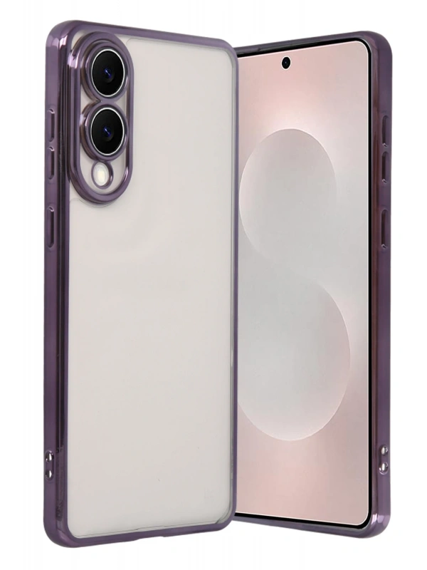 Newface Samsung Galaxy S25 Edge Razer Lensli Silikon - Mor