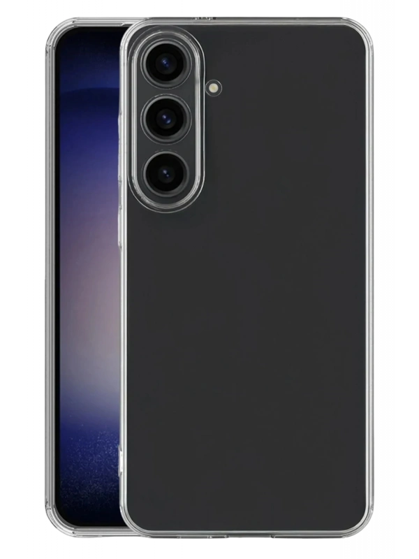 Newface Samsung Galaxy S26 FE Lüx Şeffaf Silikon - Şeffaf