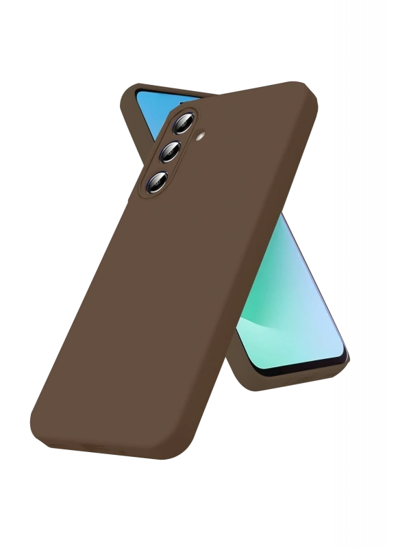Newface Samsung Galaxy S26 Plus First Silikon - Kahverengi