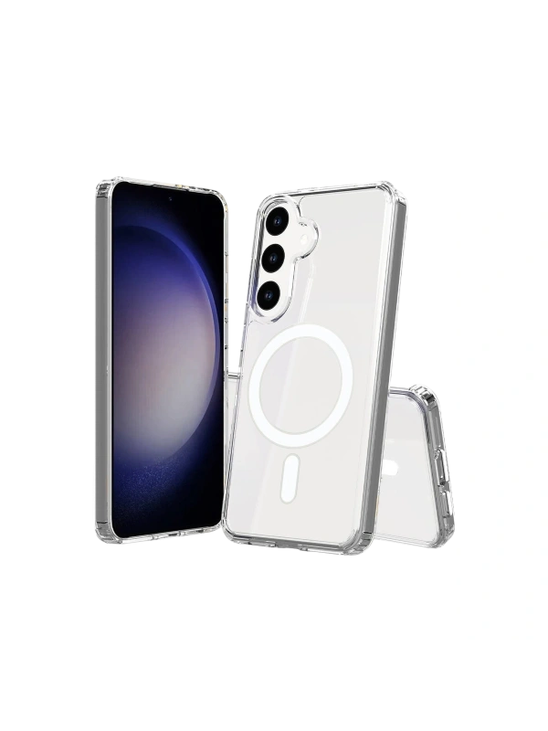 Newface Samsung Galaxy S26 Plus Magneticsafe Şeffaf Silikon - Şeffaf
