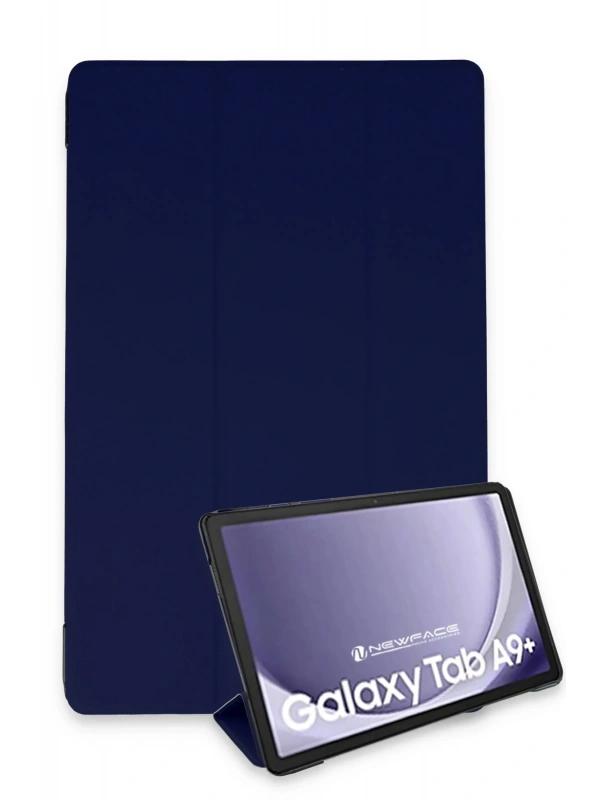 Newface Samsung Galaxy Tab A9 Plus Kılıf Tablet Smart Kılıf - Lacivert