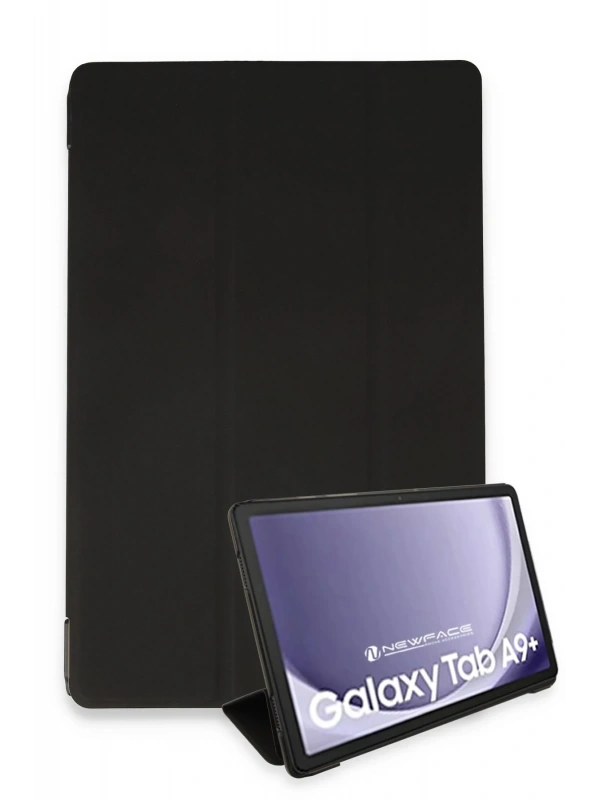 Newface Samsung Galaxy Tab A9 Plus Kılıf Tablet Smart Kılıf - Siyah