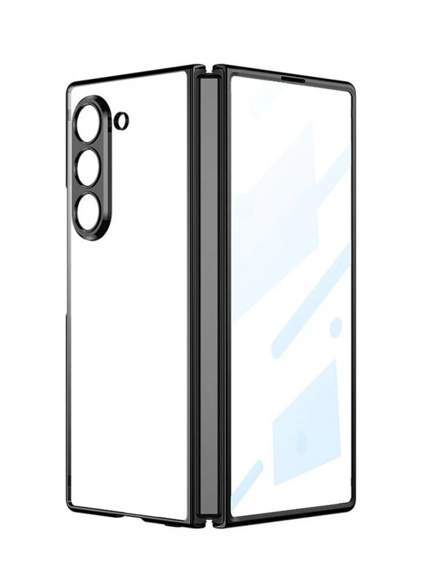 Newface Samsung Galaxy Z Fold 5 Kılıf Fold Element Kapak - Siyah