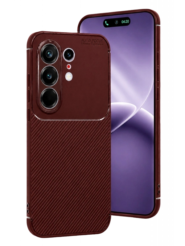 Newface Tecno Camon 50 Pro 5G Auto Focus Karbon Kapak - Bordo