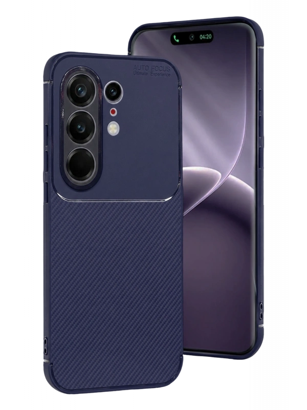 Newface Tecno Camon 50 Pro 5G Auto Focus Karbon Kapak - Lacivert
