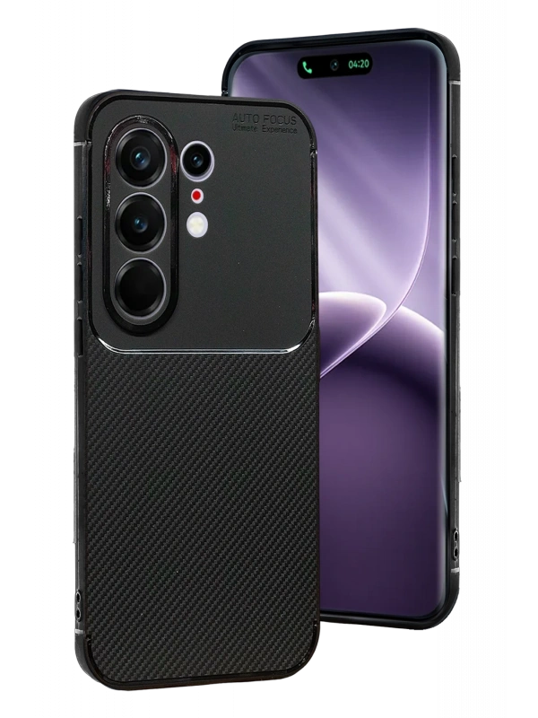 Newface Tecno Camon 50 Pro 5G Auto Focus Karbon Kapak - Siyah