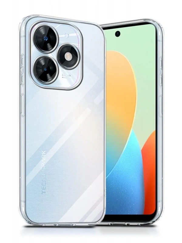 Newface Tecno Spark Go 2024 Kılıf Lüx Şeffaf Silikon