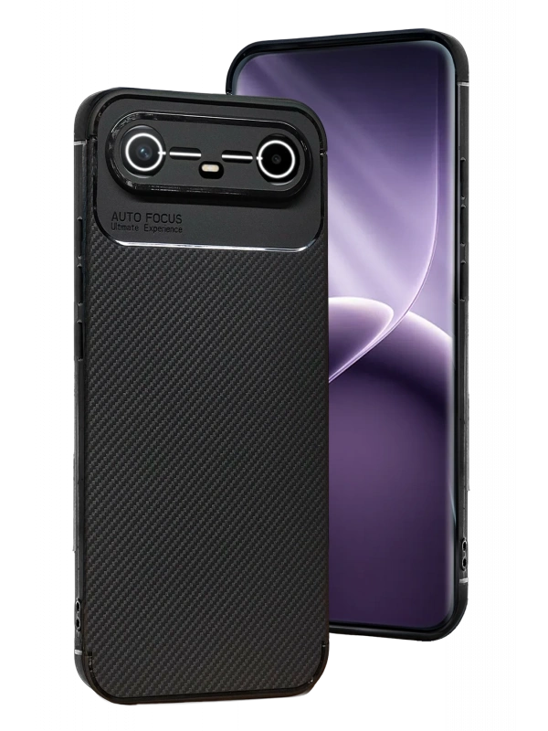 Newface Tecno Spark Slim 5G Auto Focus Karbon Kapak - Siyah