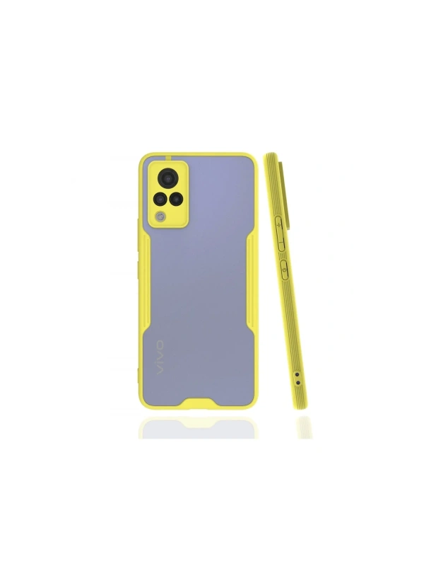 KILIFINI SEÇ - Vivo V21 Kılıf Platin Silikon