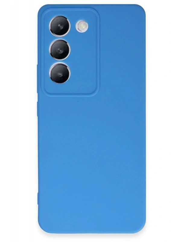 Newface Vivo V30 Lite 4G Kılıf First Silikon - Mavi