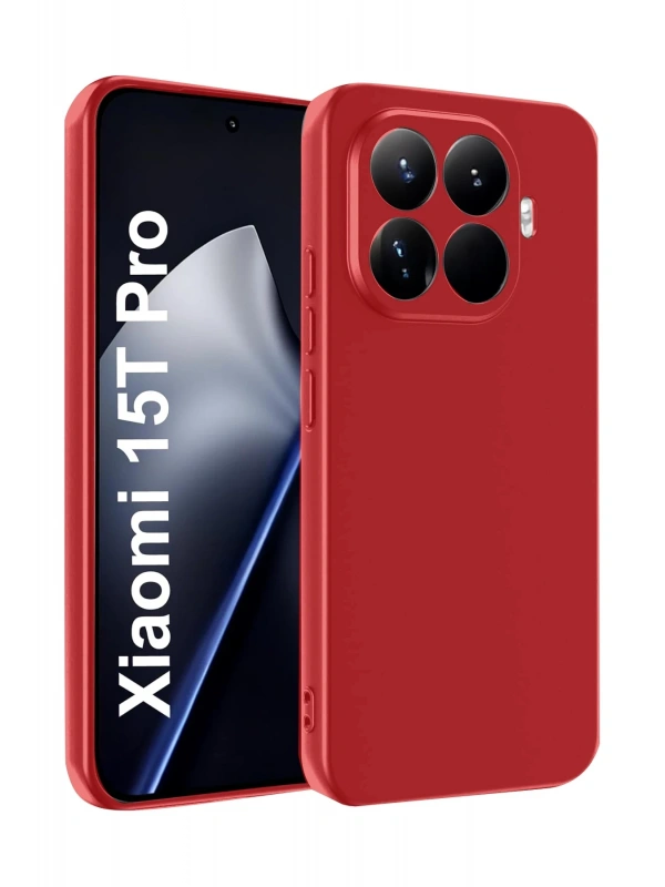 Newface Xiaomi Mi 15T Pro First Silikon - Kırmızı