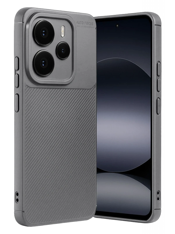 Newface Xiaomi Note 14 5G Auto Focus Karbon Kapak - Gri