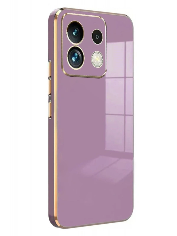 Newface Xiaomi Poco M6 Pro 4G Kılıf Volet Silikon - Mor