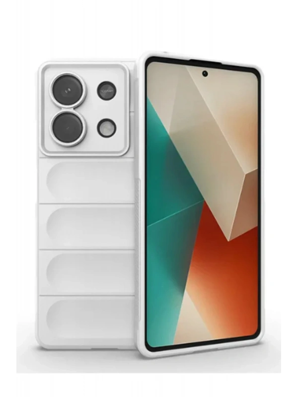 Newface Xiaomi Poco X6 Kılıf Optimum Silikon - Krem