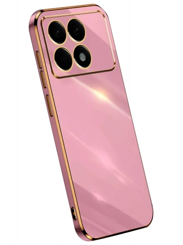Newface Xiaomi Poco X6 Pro Kılıf Volet Silikon - Mor