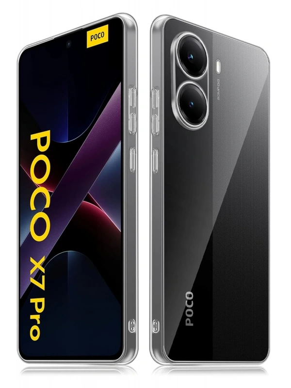Newface Xiaomi Poco X7 Pro Kılıf Lüx Şeffaf Silikon