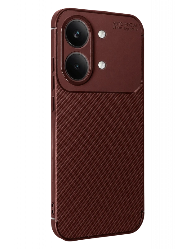Newface Xiaomi Poco X8 Pro Max Auto Focus Karbon Kapak - Bordo
