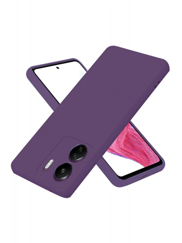 Newface Xiaomi Redmi 13C Kılıf First Silikon - Mor