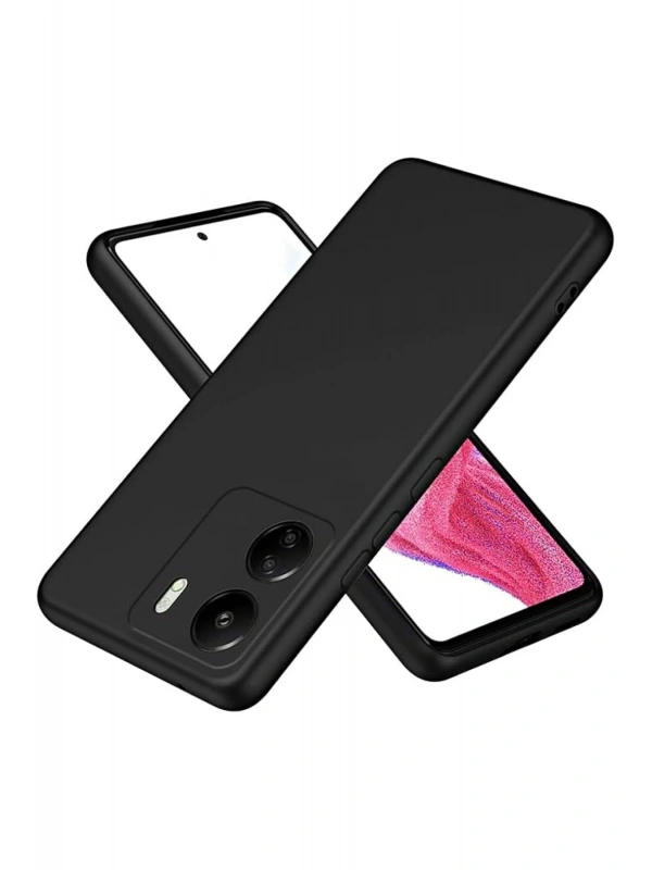Newface Xiaomi Redmi 13C Kılıf First Silikon - Siyah