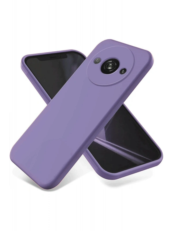 Newface Xiaomi Redmi A3 4G Kılıf First Silikon - Lila