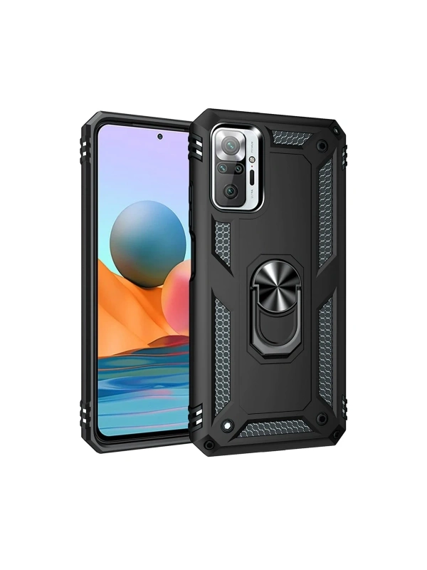 KILIFINI SEÇ - Xiaomi Redmi Note 10 Pro Kılıf Sofya Yüzüklü Silikon Kapak