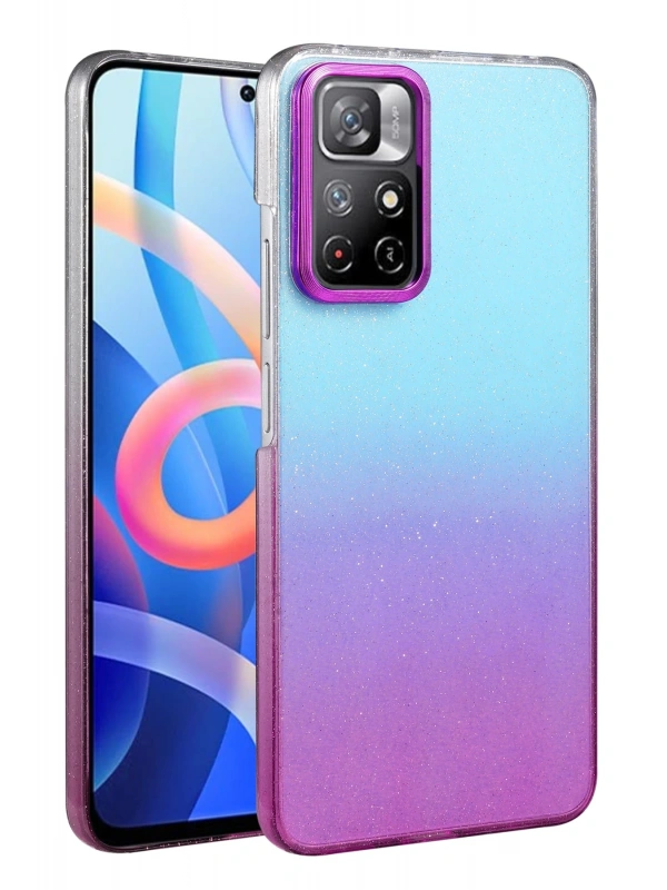 Newface Xiaomi Redmi Note 11 Pro Glossy Kapak - Mor