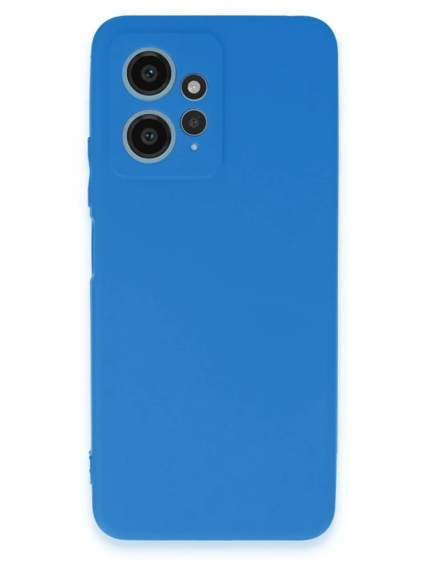Newface Xiaomi Redmi Note 12 4G Kılıf First Silikon - Mavi