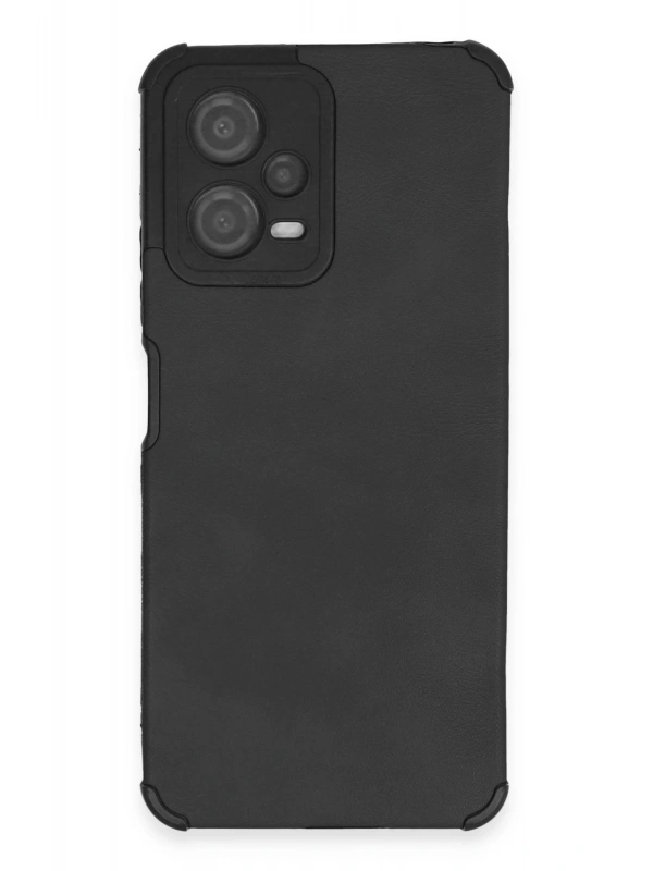 Newface Xiaomi Redmi Note 12 5G Kılıf Loop Deri Silikon - Siyah