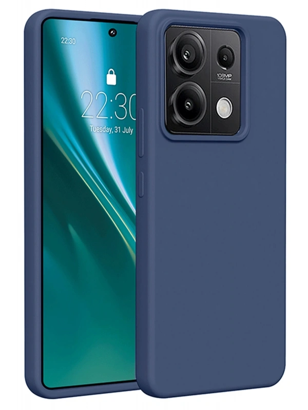 Newface Xiaomi Redmi Note 13 4G Kılıf First Silikon - Lacivert