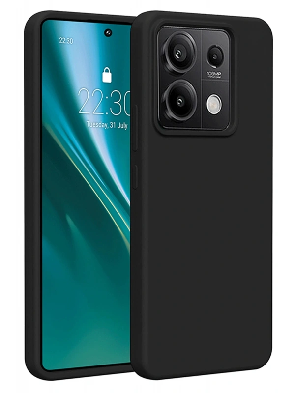 Newface Xiaomi Redmi Note 13 4G Kılıf First Silikon - Siyah