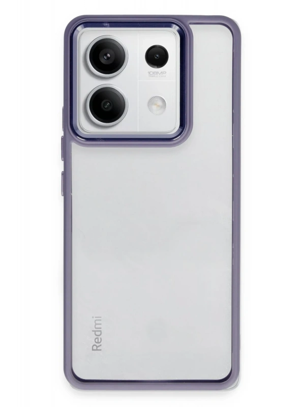 Newface Xiaomi Redmi Note 13 4G Kılıf Power Silikon - Lila